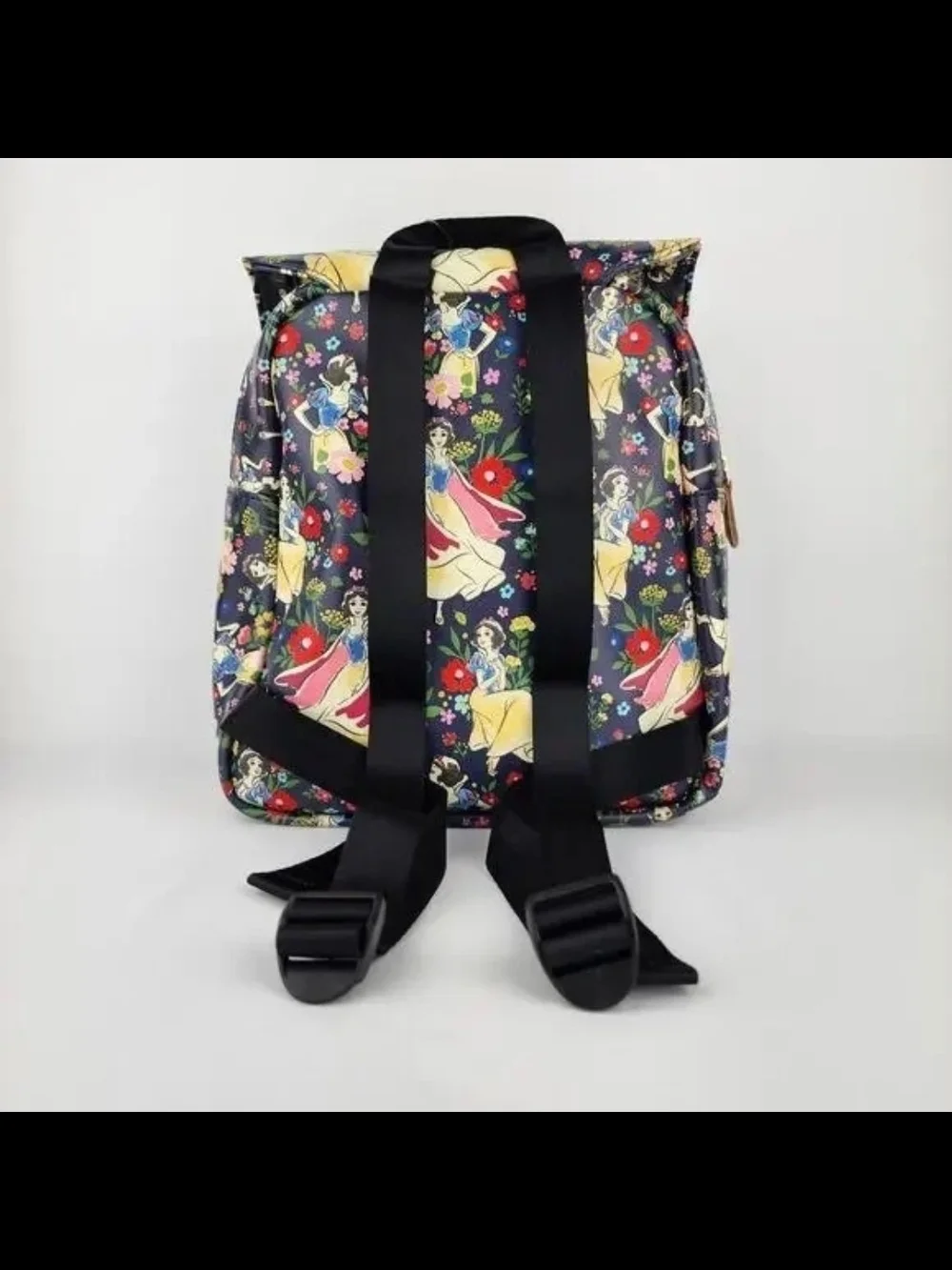 Petunia Pickle Bottom Navy Disney Floral & Character Print Backpack